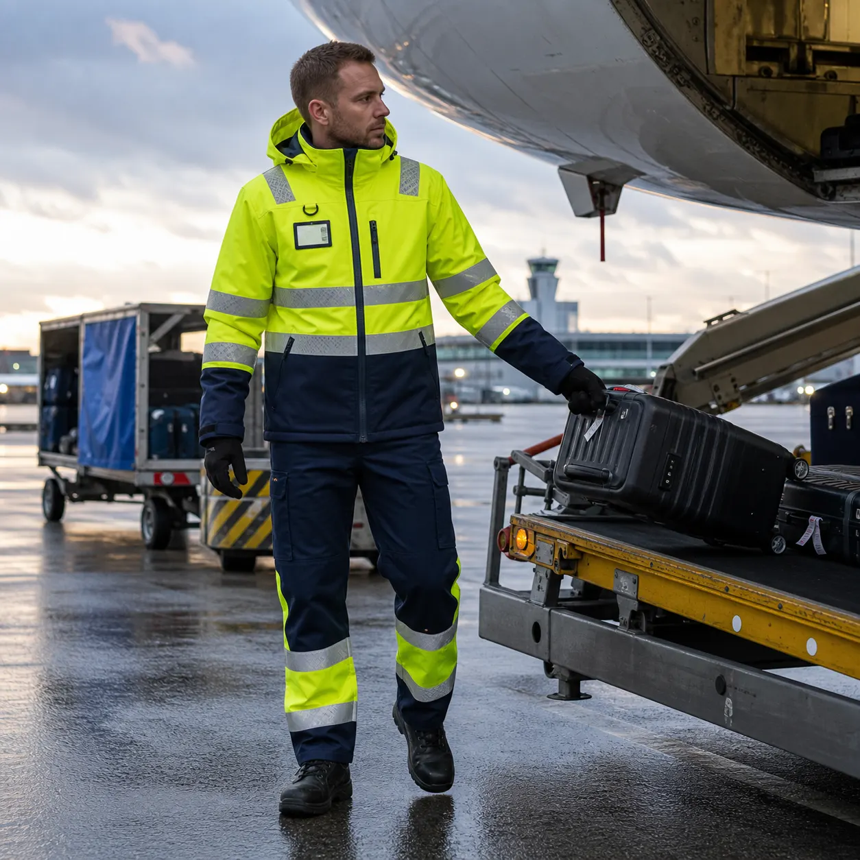AV006 LUMEN Loader HiVis Jacket