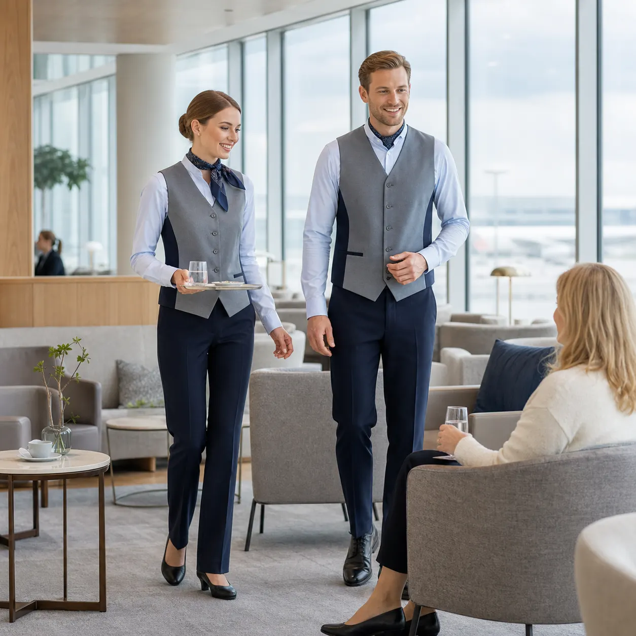 AV012 EIRA Guest Relations Waistcoat Set
